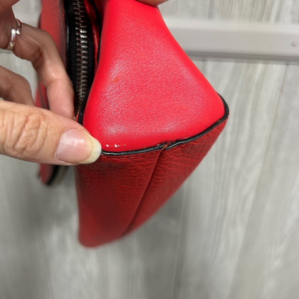 Nine West Red Crossbody Bag Good Usable Condition - Picture 12 of 17